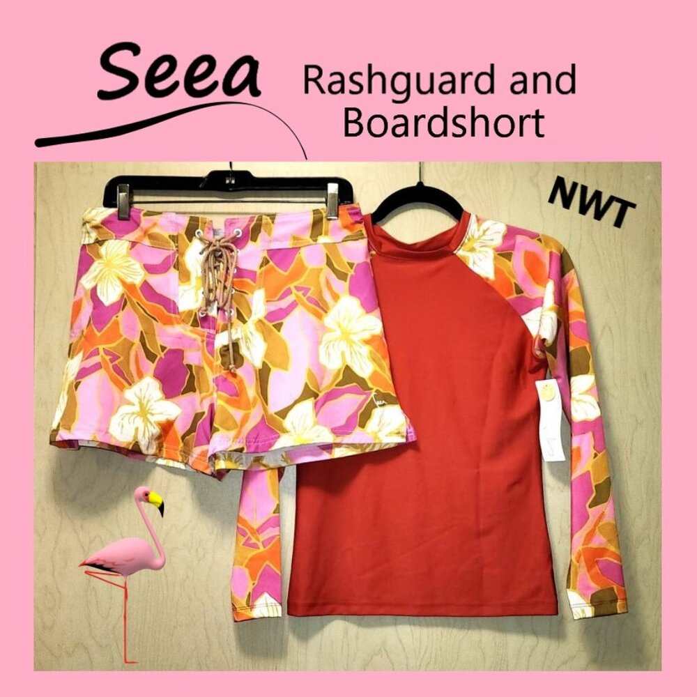 SEEA Rashguard & Boardshort set